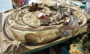 desert theme ho scale model railroad
