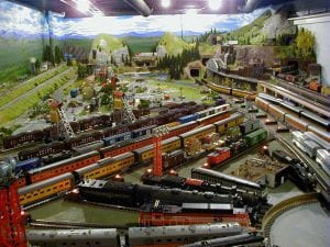 ho scale with multiple locomotives