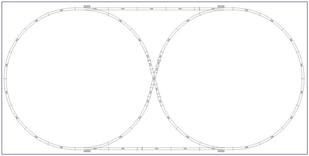 Figure 8 Oval Track Plan