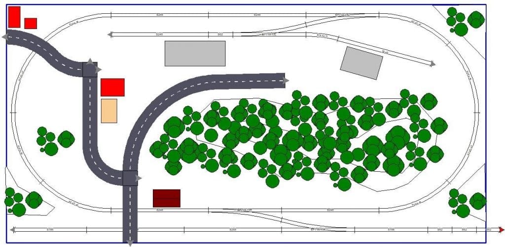 2x4 track plan for small spaces