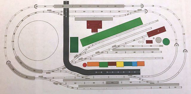 simple 4x8 ho scale layout 