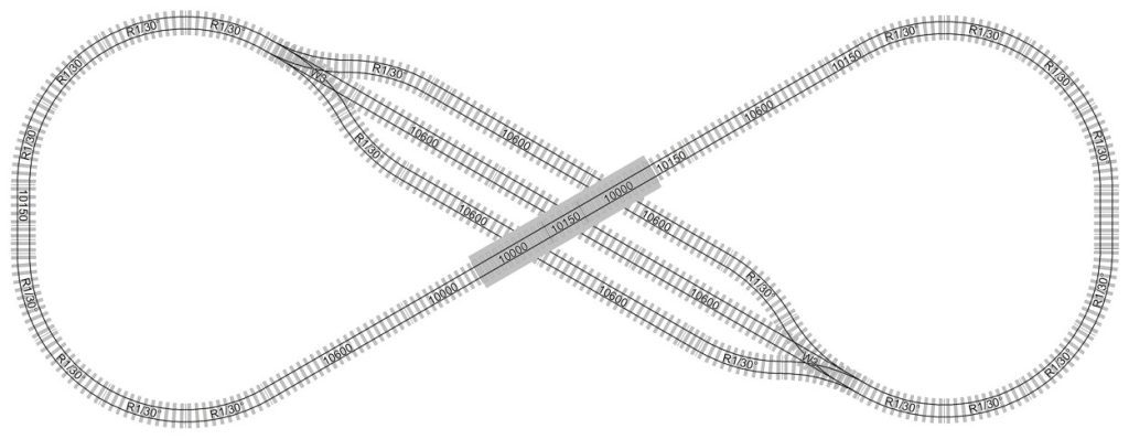 figure eight g scale track plan