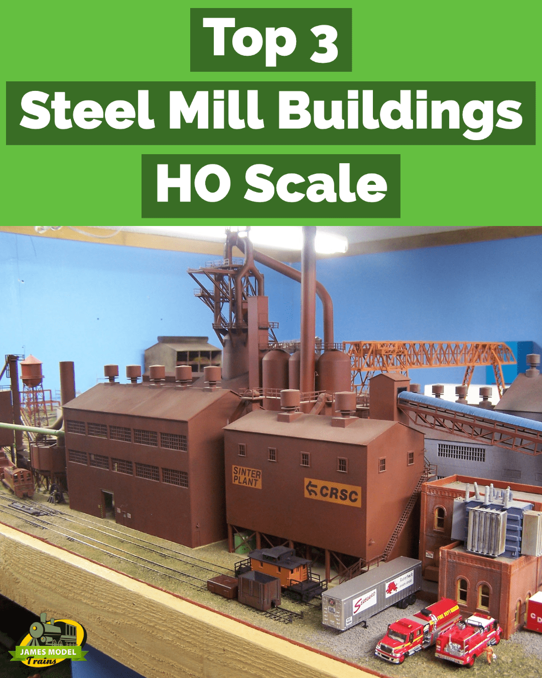 Ho scale on sale steel mill buildings