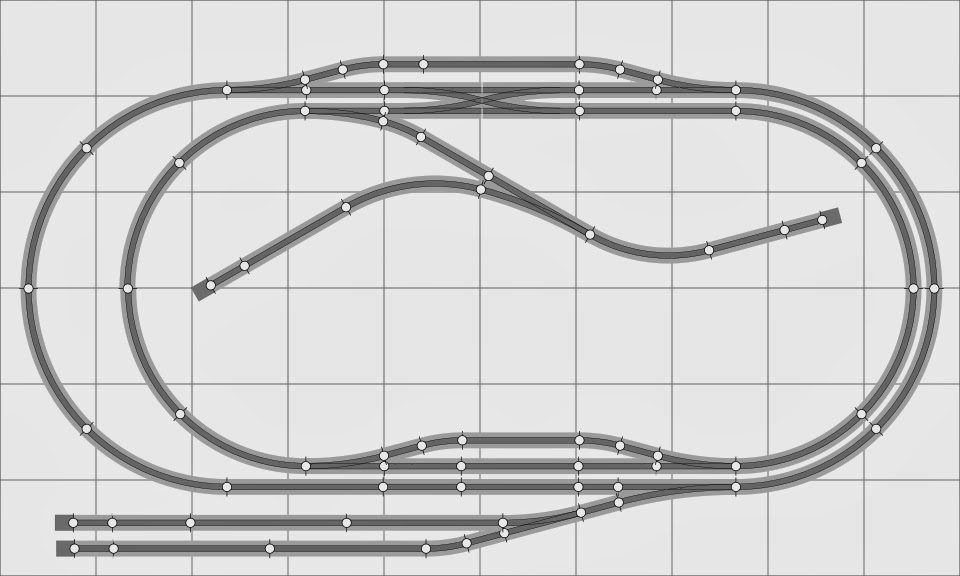3x5 kato track plan for n scale