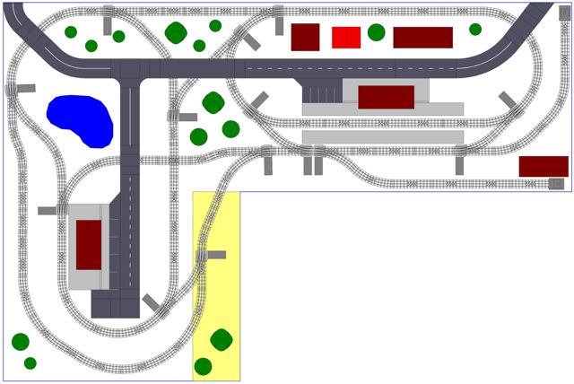 l shaped layout plan design for o scale
