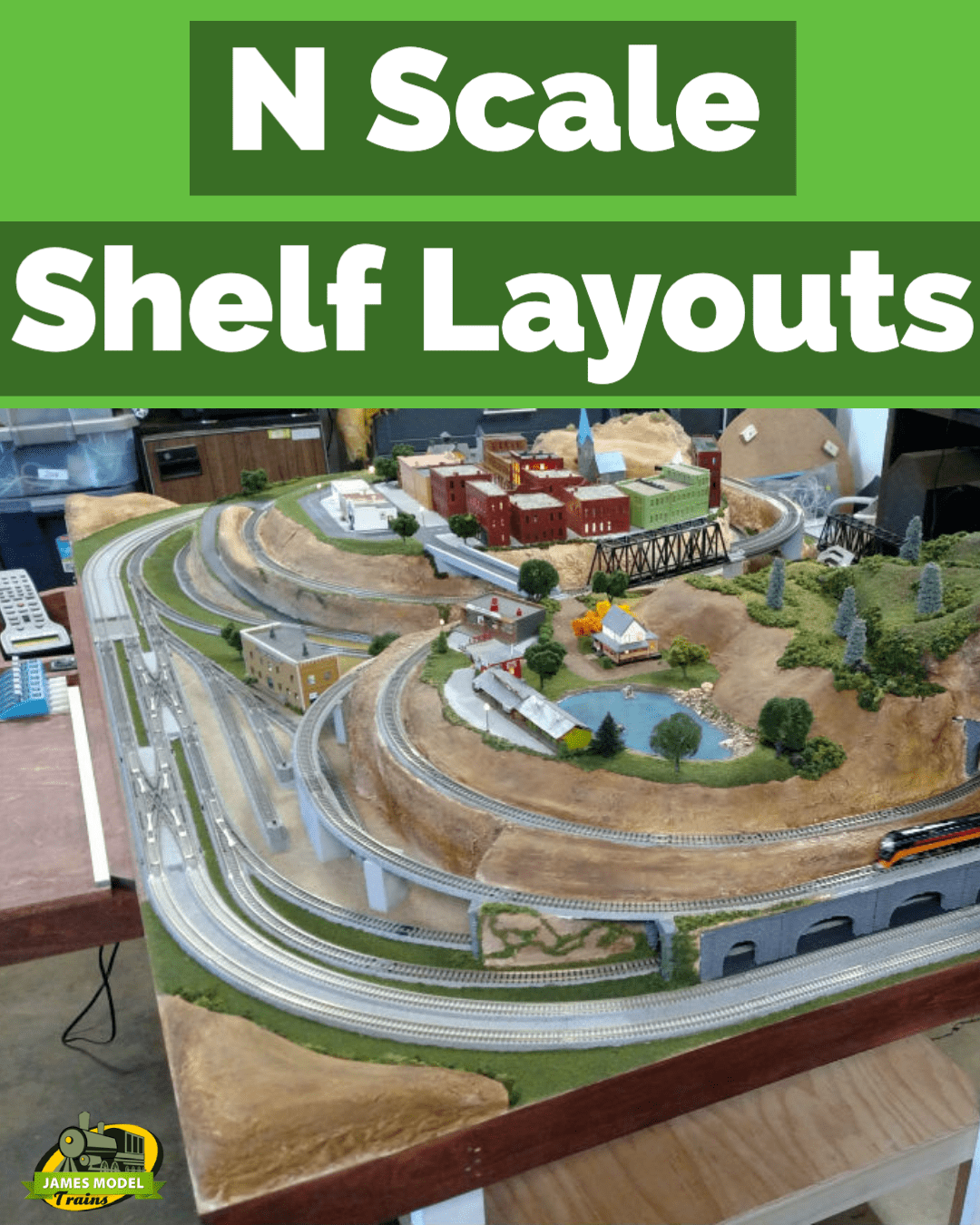 N Scale Shelf Layout Ideas James Model Trains