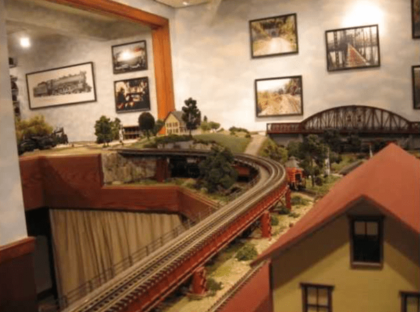 around the room O scale layout 