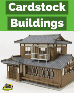 n scale cardstock buildings