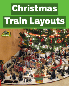 christmas tree train layouts