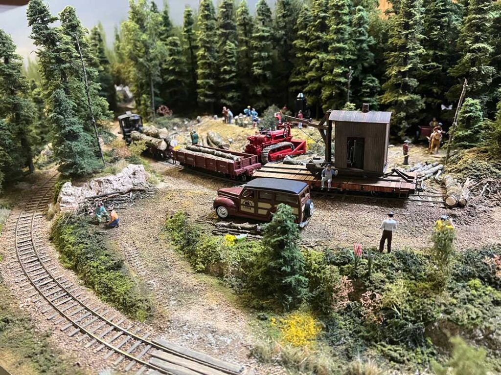 o scale model railroad scenery
