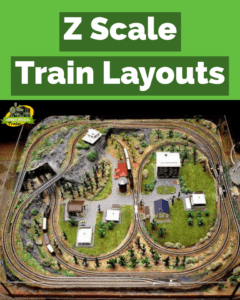 z scale train layouts