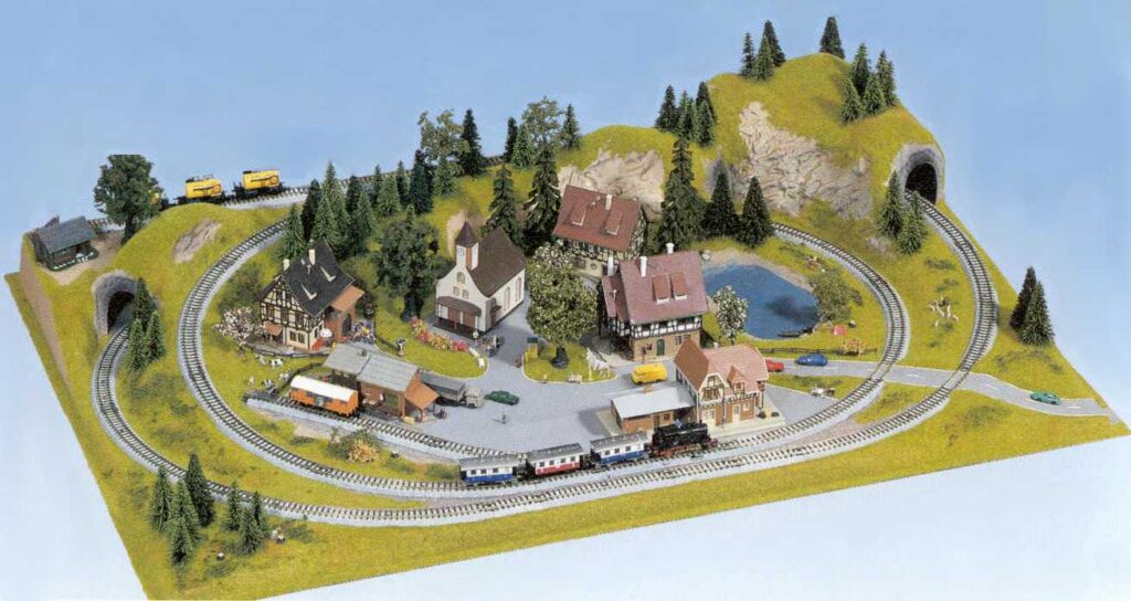 z scale train layouts noch